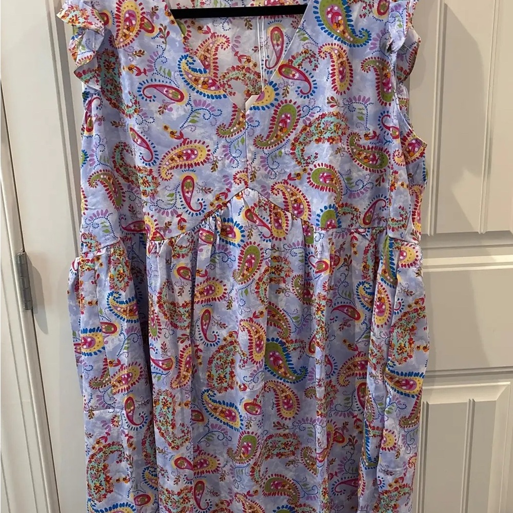 Emily Wonder-Colorful Paisley Dress